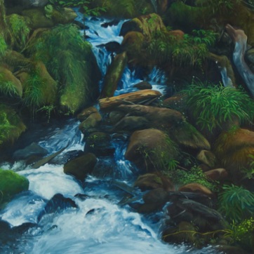 Umpqua Forest Stream
oil on canvas
40” x 30”
available: $6,000
